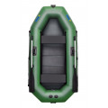 OMEGA - Надуваема гребна лодка с твърдо дъно 250 LS PS - зелена